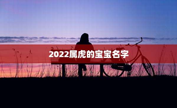 2022属虎的宝宝名字
