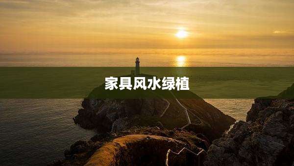 家具风水绿植