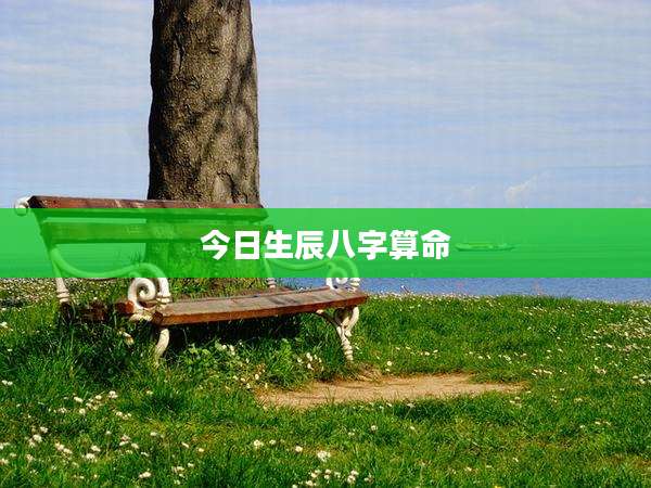 今日生辰八字算命