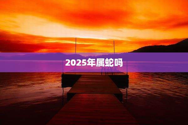 2025年属蛇吗