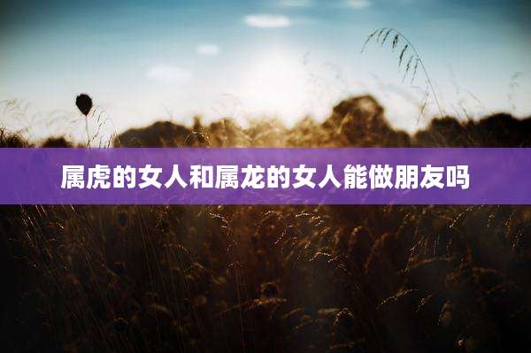 属虎的女人和属龙的女人能做朋友吗