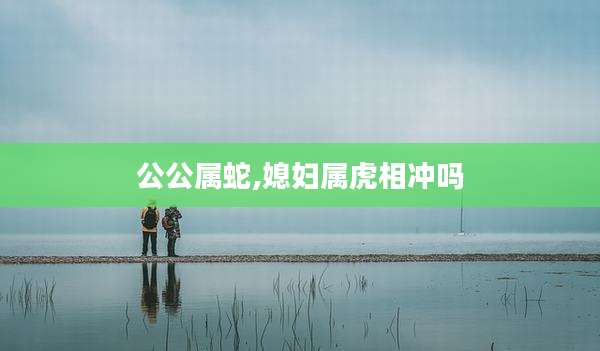 公公属蛇,媳妇属虎相冲吗