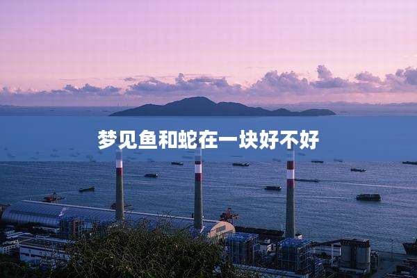 梦见鱼和蛇在一块好不好