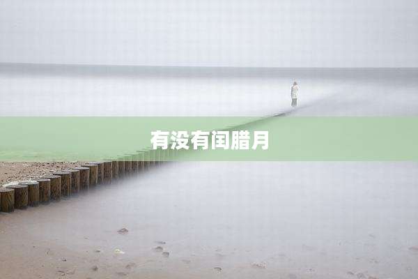 有没有闰腊月