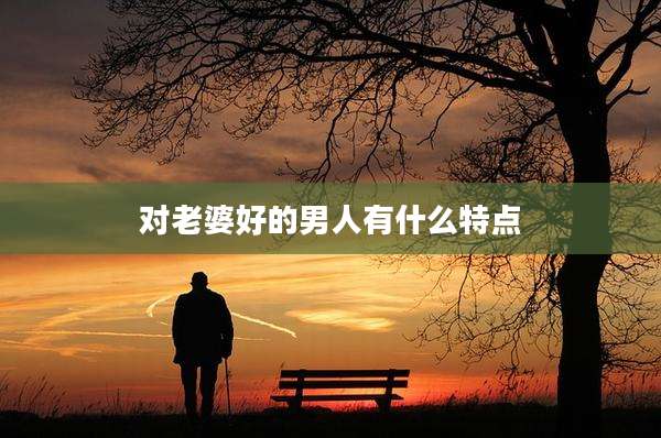 对老婆好的男人有什么特点