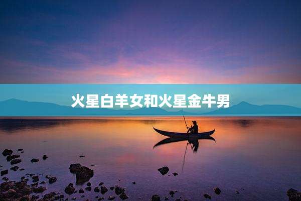 火星白羊女和火星金牛男
