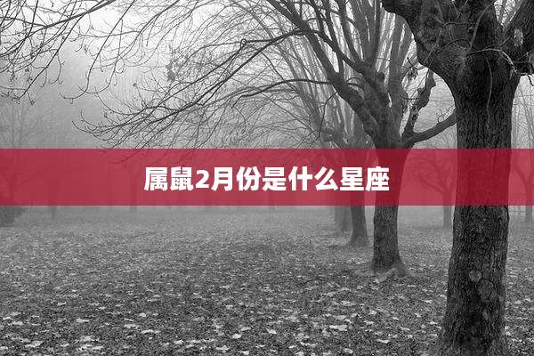属鼠2月份是什么星座