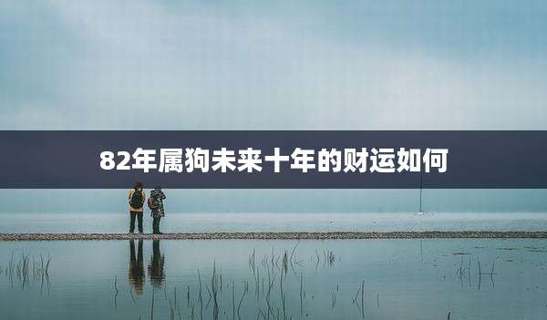 82年属狗未来十年的财运如何