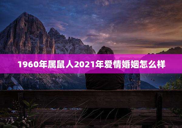 1960年属鼠人2021年爱情婚姻怎么样