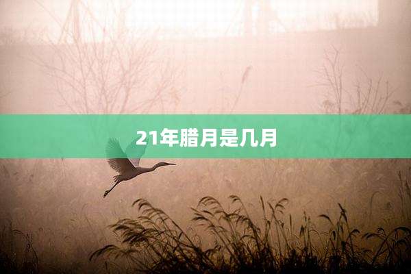 21年腊月是几月