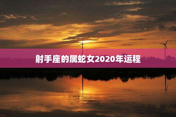 射手座的属蛇女2020年运程