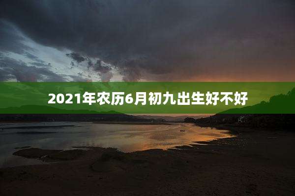 2021年农历6月初九出生好不好