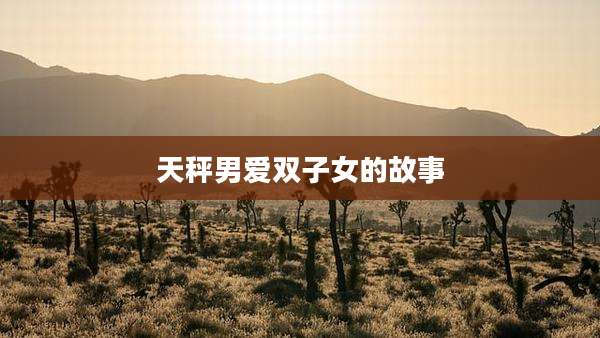 天秤男爱双子女的故事