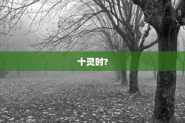 十灵时?