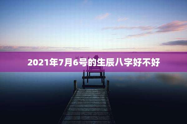 2021年7月6号的生辰八字好不好