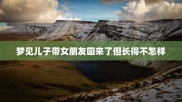 梦见儿子带女朋友回来了但长得不怎样