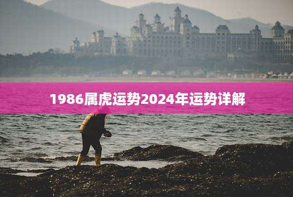 1986属虎运势2024年运势详解