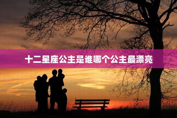 十二星座公主是谁哪个公主最漂亮