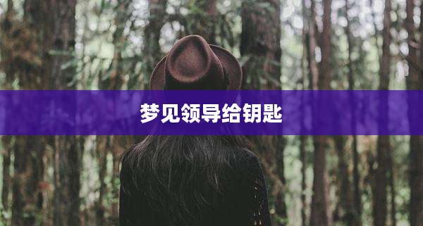 梦见领导给钥匙
