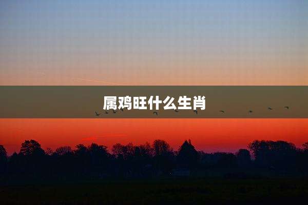 属鸡旺什么生肖