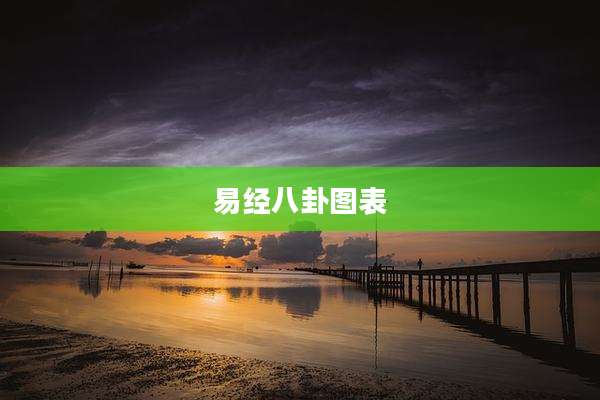 易经八卦图表
