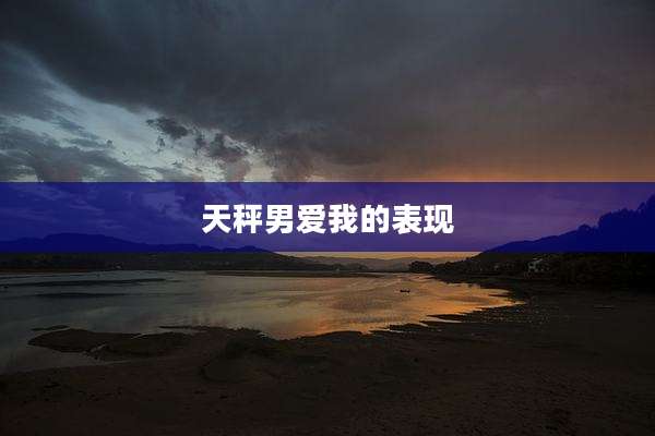 天秤男爱我的表现