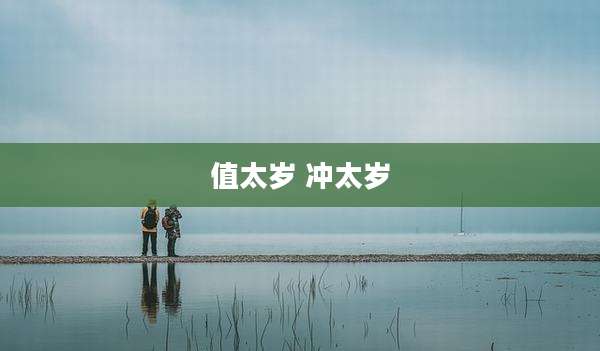 值太岁 冲太岁