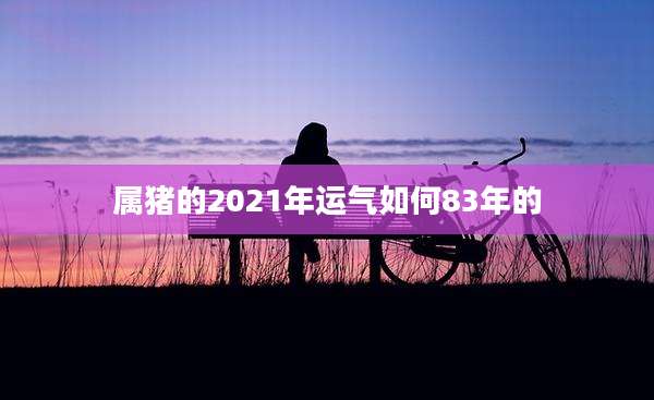 属猪的2021年运气如何83年的