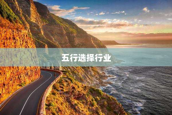 五行选择行业