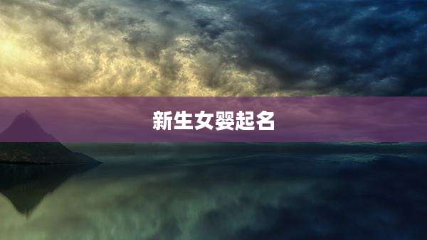 新生女婴起名