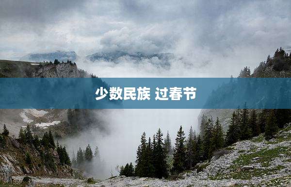 少数民族 过春节