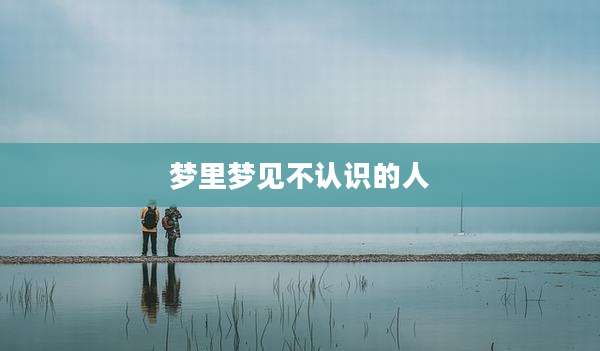 梦里梦见不认识的人