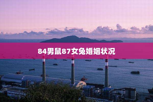 84男鼠87女兔婚姻状况