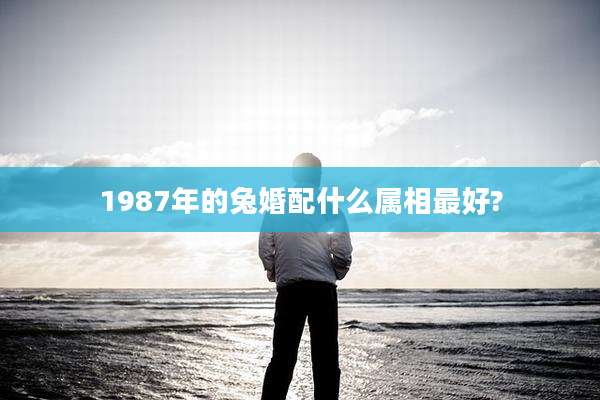 1987年的兔婚配什么属相最好?