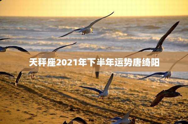 天秤座2021年下半年运势唐绮阳