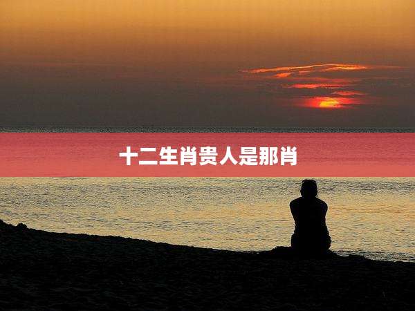 十二生肖贵人是那肖