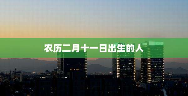 农历二月十一日出生的人