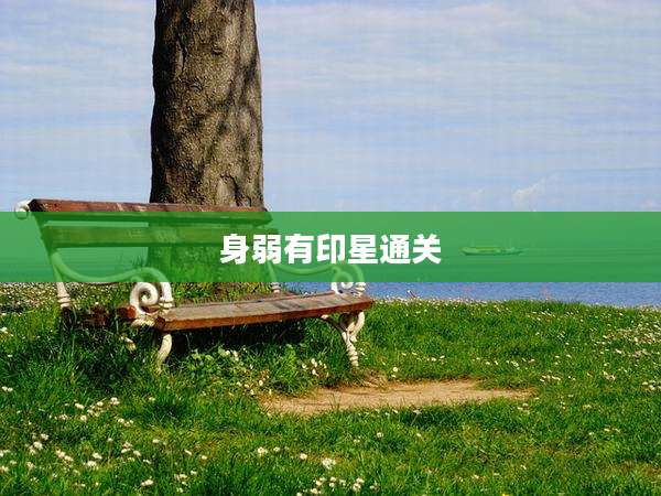 身弱有印星通关