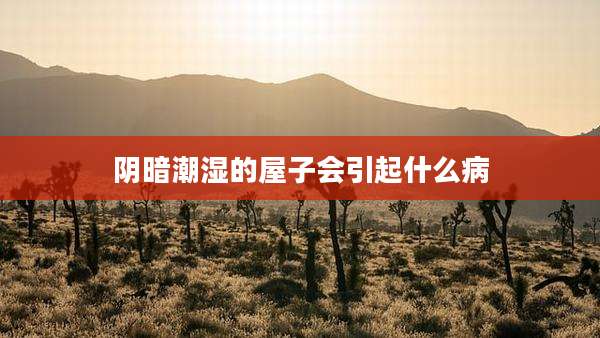 阴暗潮湿的屋子会引起什么病