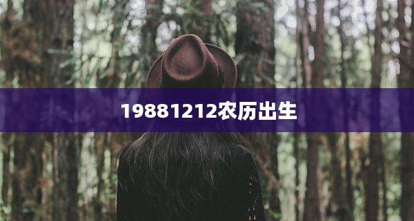 19881212农历出生