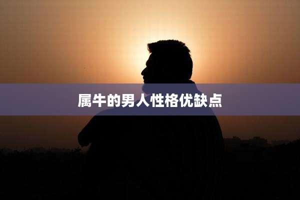 属牛的男人性格优缺点