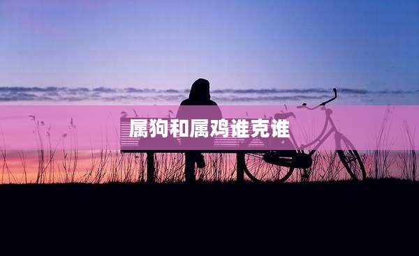 属狗和属鸡谁克谁