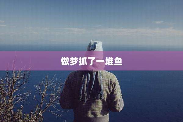 做梦抓了一堆鱼
