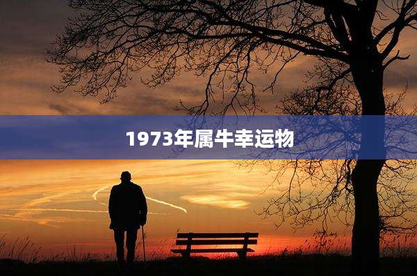 1973年属牛幸运物