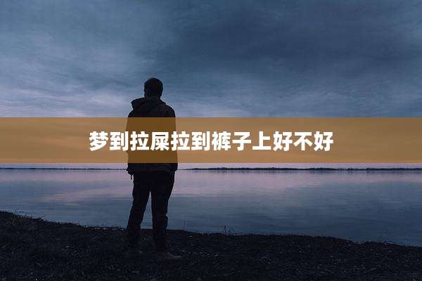 梦到拉屎拉到裤子上好不好