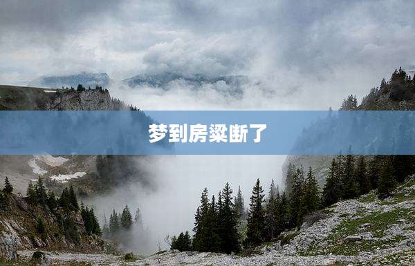 梦到房粱断了