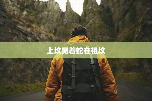 上坟见着蛇在祖坟
