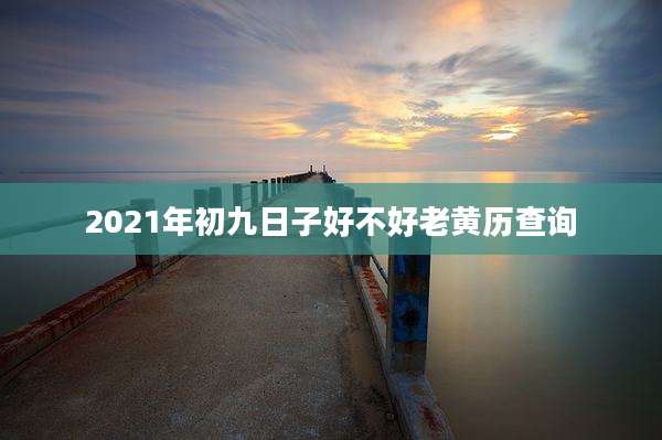 2021年初九日子好不好老黄历查询