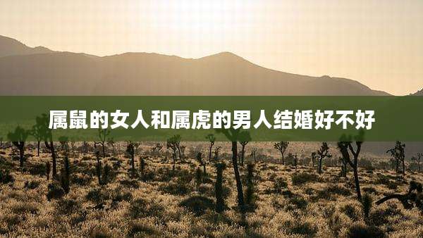属鼠的女人和属虎的男人结婚好不好