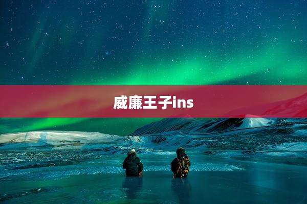 威廉王子ins